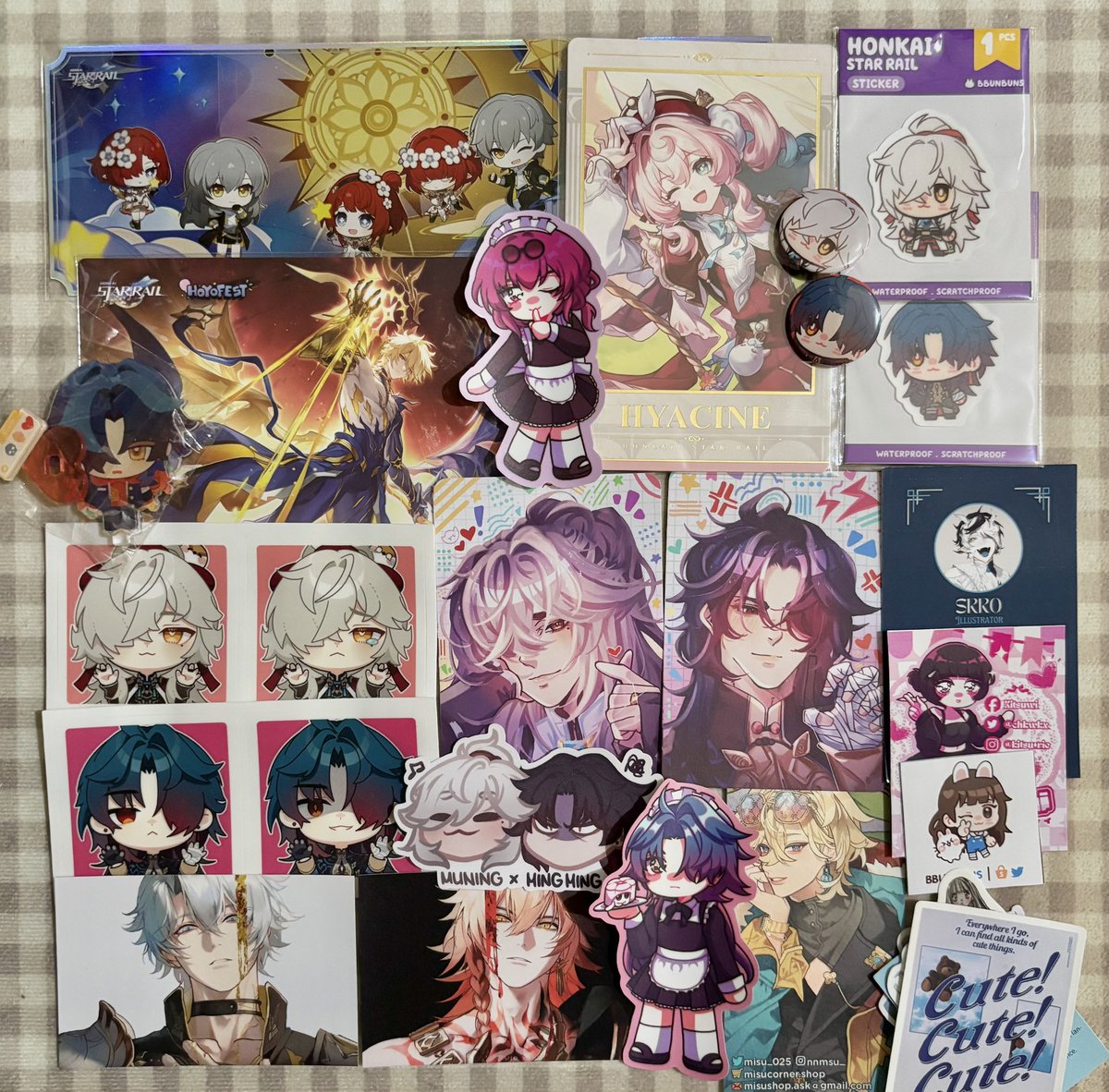 fweeeesh's tweet image. ᯓ💌 #isdamail 𝜗𝜚˚⋆

「 @wtseII #wttnx 」

– helloo po! my hoyofest pasabuy has arrived safely to me 🤩 thank uu so much po for securing my items and for the hsr freebies aaaa 🥹🫶