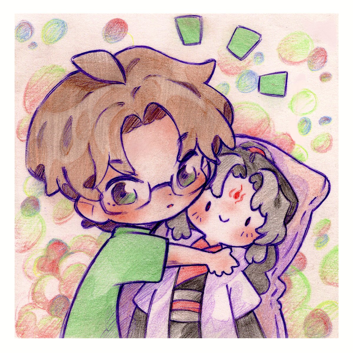 hannanodaa's tweet image. Shen Yuan and his emotional support Binghe #svsss #shenyuan