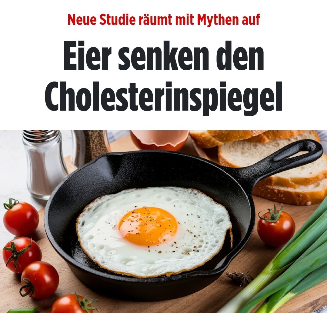 Nein?! - Doch! - ooh!! 
In 50 Jahren geben sie dann zu dass rotes Fleisch eigentlich gesund ist!