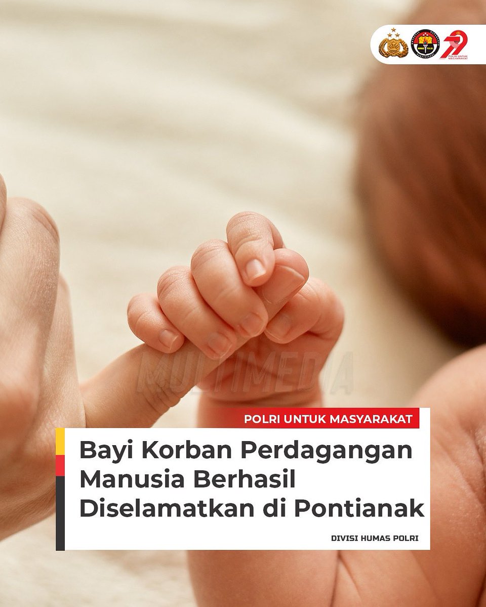 Polri kembali menyelamatkan dua bayi asal Jawa Barat terkait kasus perdagangan manusia di Pontianak, Kalimantan Barat, pada Senin (28/7).
#HariAntiPerdaganganOrang
Komitmen Polri Bersama Berantas TPPO