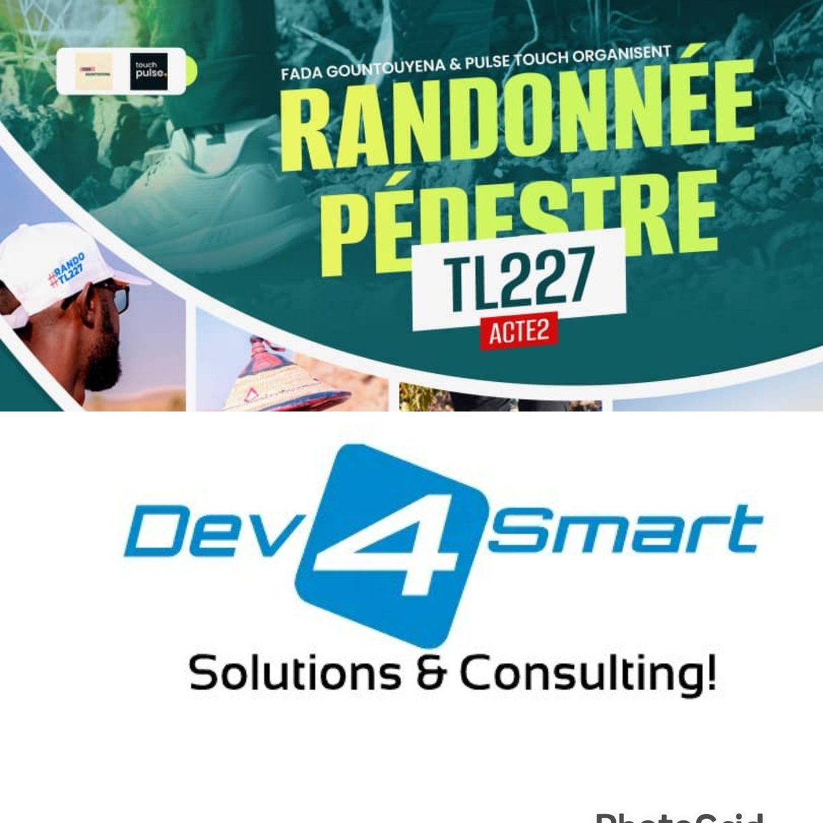 Fiers de compter sur le soutien constant de @Dev4Smart pour cette 2e édition de la #RandoTl227.
Entreprise experte en solutions digitales, Dev4Smart incarne innovation, réactivité et engagement local.
Merci pour votre engagement envers les initiatives de la #TL227