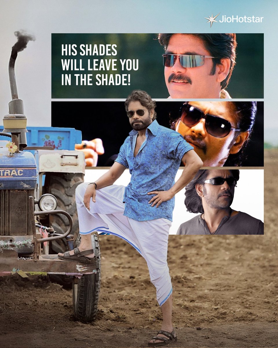 JioHotstar Telugu (@jiohotstartel_) on Twitter photo Him rocking shades is our favourite genre! <a href="/iamnagarjuna/">Nagarjuna Akkineni</a> 👑😎
🎞️ : Naa Saami Ranga | Manmadhudu | Don | Super
#NagarjunaAkkineni #Swag #Shades #KingForAReason #JioHotstar #JioHotstarTelugu Him rocking shades is our favourite genre! <a href="/iamnagarjuna/">Nagarjuna Akkineni</a> 👑😎
🎞️ : Naa Saami Ranga | Manmadhudu | Don | Super
#NagarjunaAkkineni #Swag #Shades #KingForAReason #JioHotstar #JioHotstarTelugu