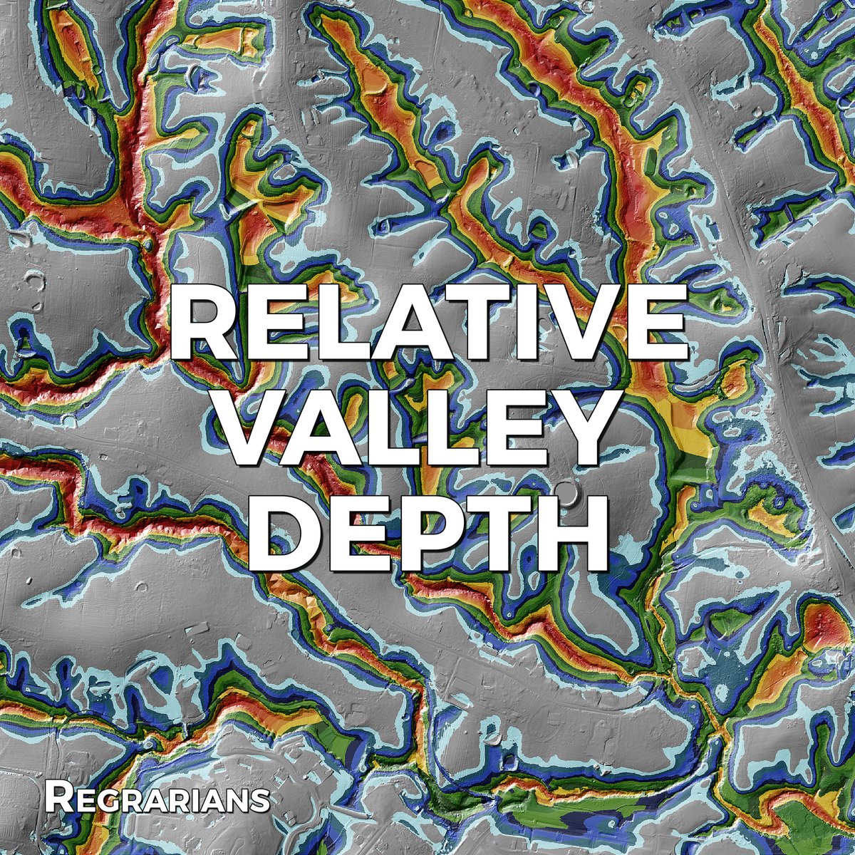 REGRARIANS BASE MAP SERVICE
~ Relative Valley Depth

This output will provide you insight into the relative depth of valleys on the site - useful for identifying potential dam sites, biodiversity corridors, road crossing sites, etc.

We make maps which are made for people who