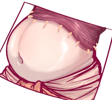This was supposed to be a panel from the comic I'm working on... but I got a lot of new brushes to play with so I did that for a little longer than I needed to...I think doing all the contours and textures of his full gut counts as some kinda stimming activity for me.