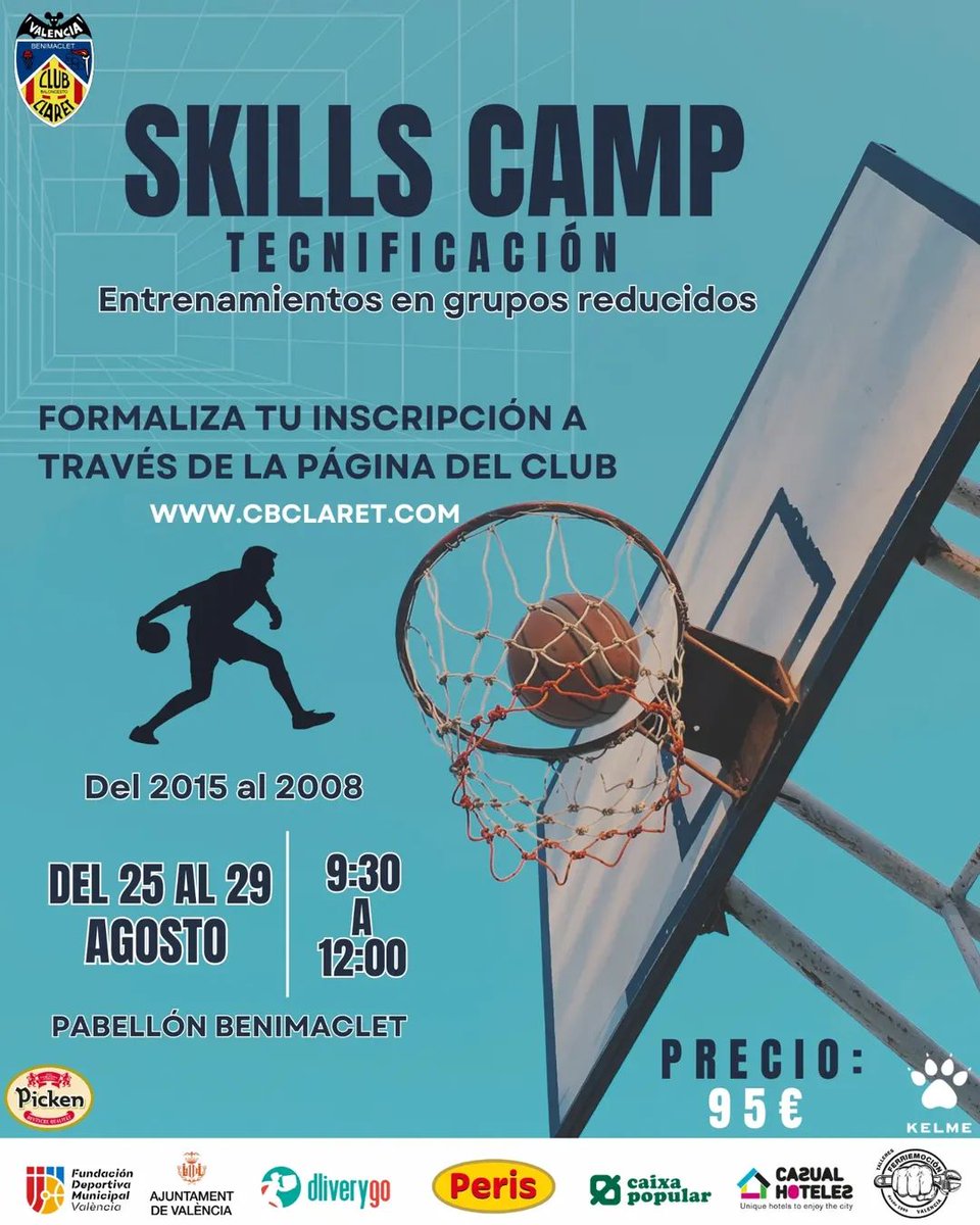 🏀Skills Camp pretemporada... Ya puedes inscribirte 👉 cbclaret.com/noticias/skill…