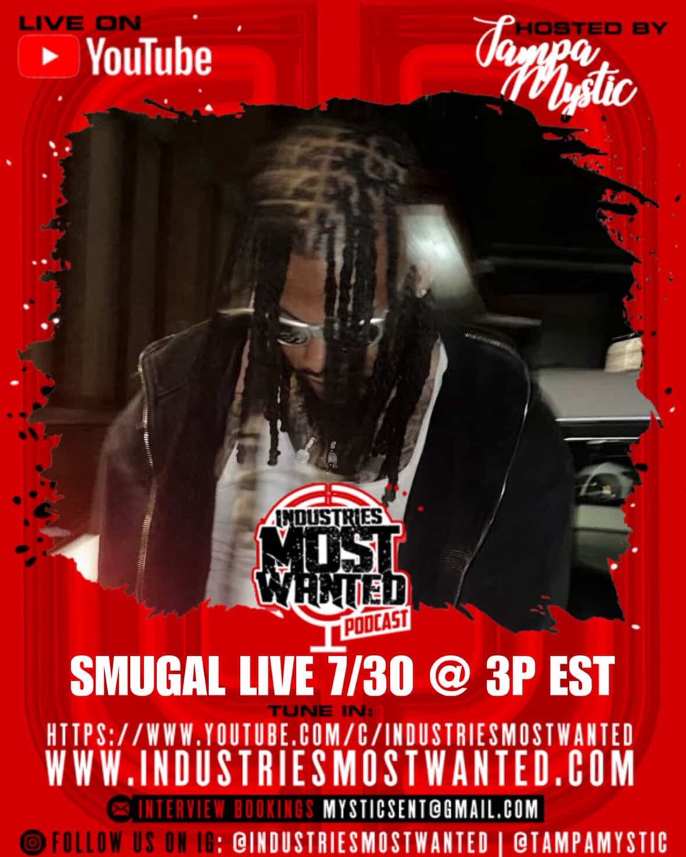 1Smugal's tweet photo. Interview out 3PM https://t.co/3JrKMRNra9