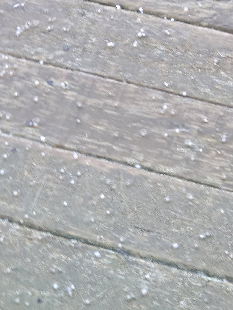 Guess who just had to take clothes off the line in the hail! 😏