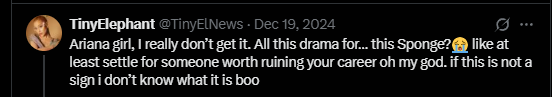 ArianaMedia0's tweet photo. @TinyElNews i thought she ruined her career..? stay away from her and the tour dumb bitch https://t.co/bUYH6Aysot