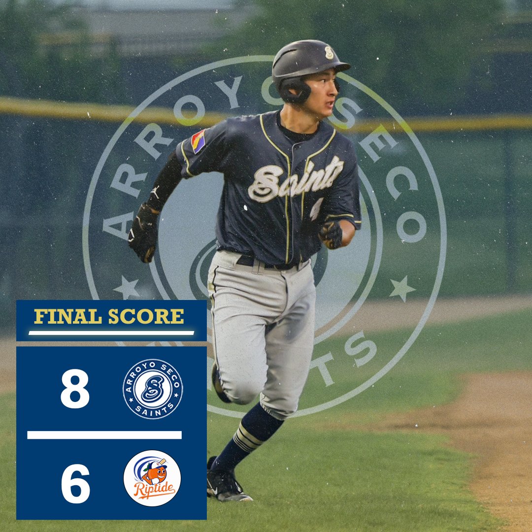 Saints advance to the CCL South Division Championship!  

Up next: We venture to Sparky Anderson Field to play the Conejo Oaks tomorrow at 4:30 p.m.   

#SaintsOfSummer #CCL2025