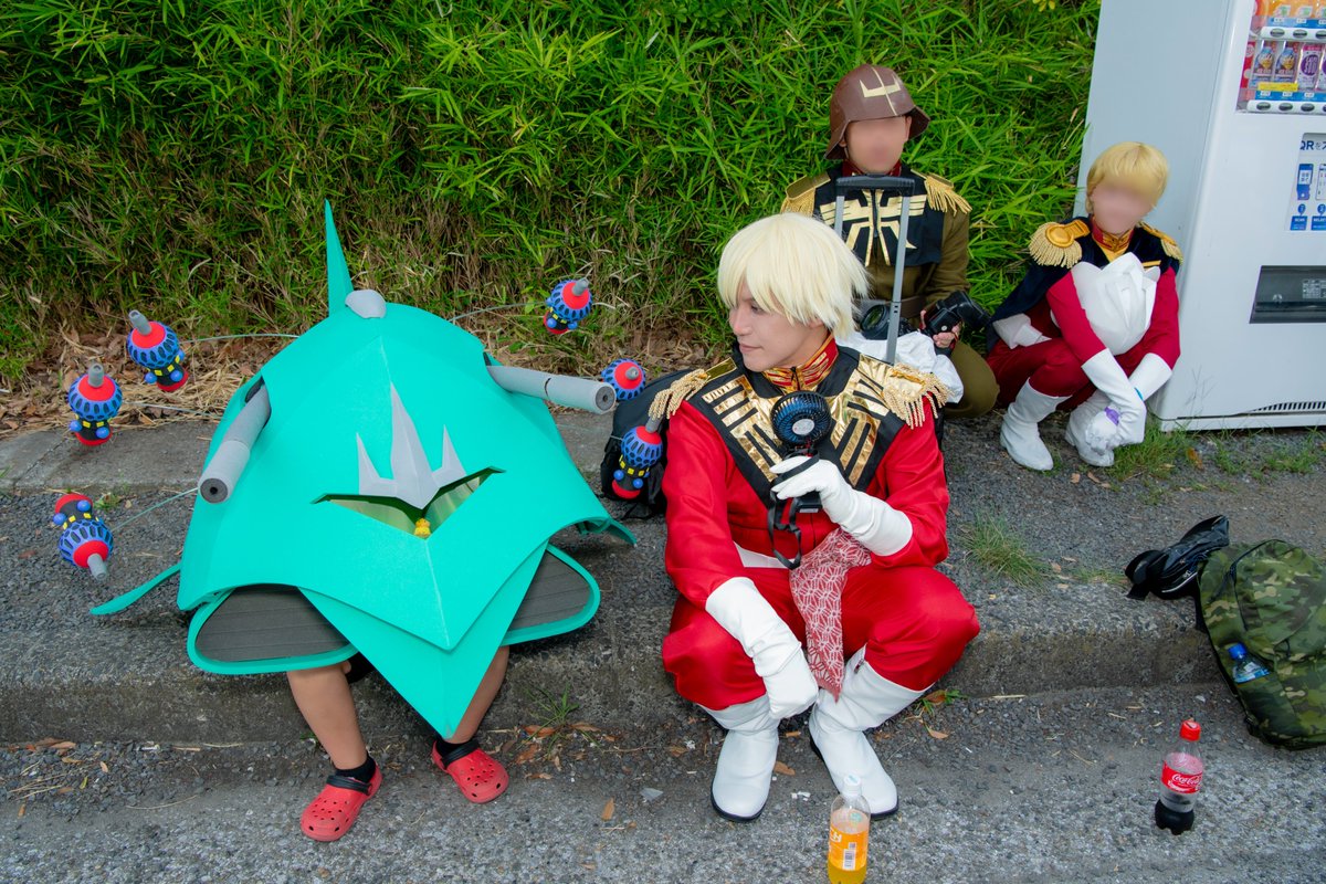 大佐と休憩するエルメス

大佐：<a href="/kourld/">坂本コウルド</a> 
📷️：<a href="/demagr10/">demag</a>
#WF2025Sコスプレ #WF2025S