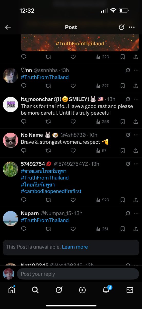 CallMehMoonn's tweet photo. You defend them like they pay your bills.
But what are you actually defending?
A lie??
A fake story?
Your loyalty to them is louder than your logic!!! And it’s deafening.

International Justice For Khmer

#ExposeThailandLies https://t.co/4V5tV1pMBA