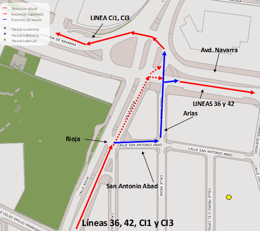 Transporte urbano de Zaragoza (@buszaragoza) on Twitter photo 🦺RECUERDA. Obras en Av. Navarra afectando al servicio de #busurbano de <a href="/zaragoza_es/">AyuntamientoZaragoza</a>
🚧C/ Rioja con Av. Navarra
🚌L36, 42, Ci1 y Ci3
📲+Info: zaragoza.avanzagrupo.com/corte-c-rioja-… 🦺RECUERDA. Obras en Av. Navarra afectando al servicio de #busurbano de <a href="/zaragoza_es/">AyuntamientoZaragoza</a>
🚧C/ Rioja con Av. Navarra
🚌L36, 42, Ci1 y Ci3
📲+Info: zaragoza.avanzagrupo.com/corte-c-rioja-…