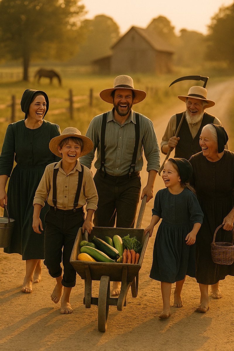 The Amish Have Just a 4% Obesity Rate—9× Lower Than Most Americans.

They break every "diet rule," yet they're leaner, stronger, and healthier than 96% of America.

In a world drowning in health advice, why does rejecting it work so well?

Here Are 10 Amish Lifestyle Secrets 🧵