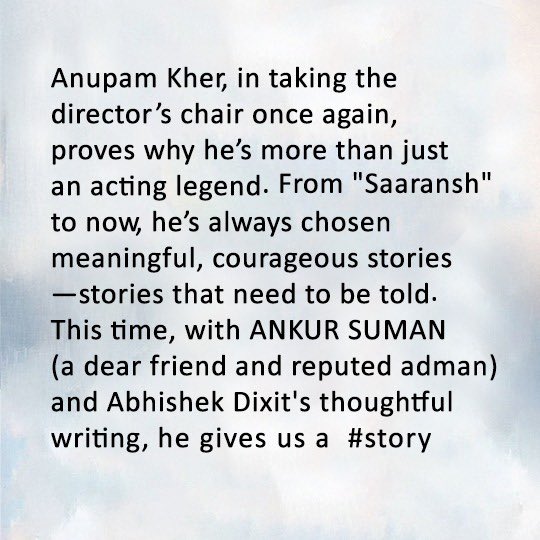 TANVI THE GREAT REVIEW: Sometimes a review like this by someone I don’t know at all and the IMPACT the film has on them is PRICELESS! How can any amount of money give you this fulfilling satisfaction! Yes I don’t need more money! Only to make more such films. As an actor I