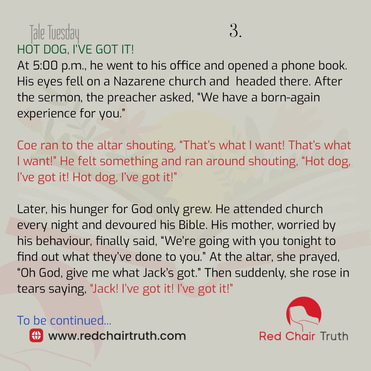 redchairtruth1's tweet image. #RedChairTruth #TaleTuesday #Faith #RCT #ItaUdoh
