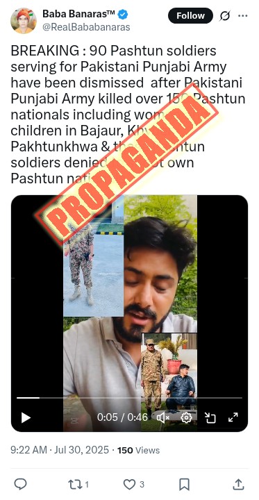 MShuja_Khan's tweet image. 🚨 Heads up: The video is not real and is deceptive. There is no confirmed proof backing these statements. #FactCheck #PeaceAndUnity