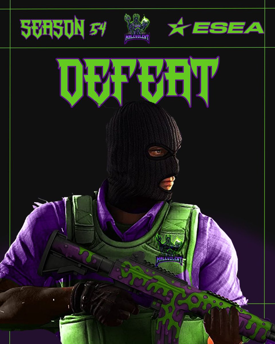 I REFUSE to believe they are more evil….

GG’s We fall to <a href="/OmenEsportsCS2/">Omen Esports</a> reapers 8 - 13

 <a href="/ESEA/">ESEA League</a> S54 Main 0-5

Hunting the first one but we got this it will come! 

More work More Grind MORE EVIL

#GiveEmHell | #ImpArmy😈 | #CS2