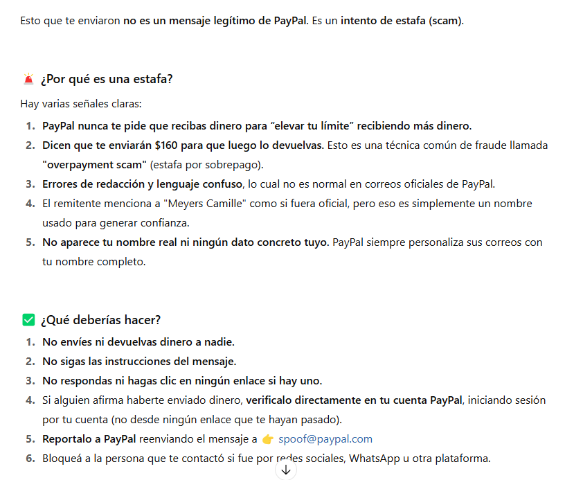 MonarkaToons's tweet photo. tengan mucho cuidado chicos, yo me di cuenta pero otros tal vez no. Esto es lo que me dijo chat gpt, lo comparto para que ustedes tambien esten prevenidos, la verdad es el primer intento de estafa que intentan hacerme jajaj https://t.co/S8nVw08lQM