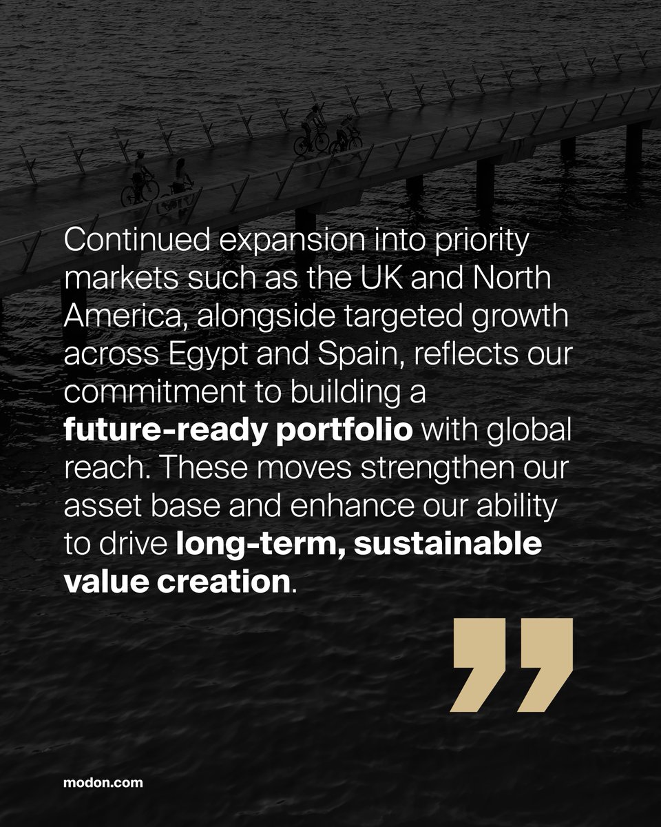 H.E. Abdullah Al Sahi, Group Managing Director of Modon Holding, reflects on a milestone first half of 2025 marked by disciplined growth, strong market momentum, and strategic global expansion.

#ModonHolding #FinancialSuccess #InvestmentGrowth #MarketLeadership