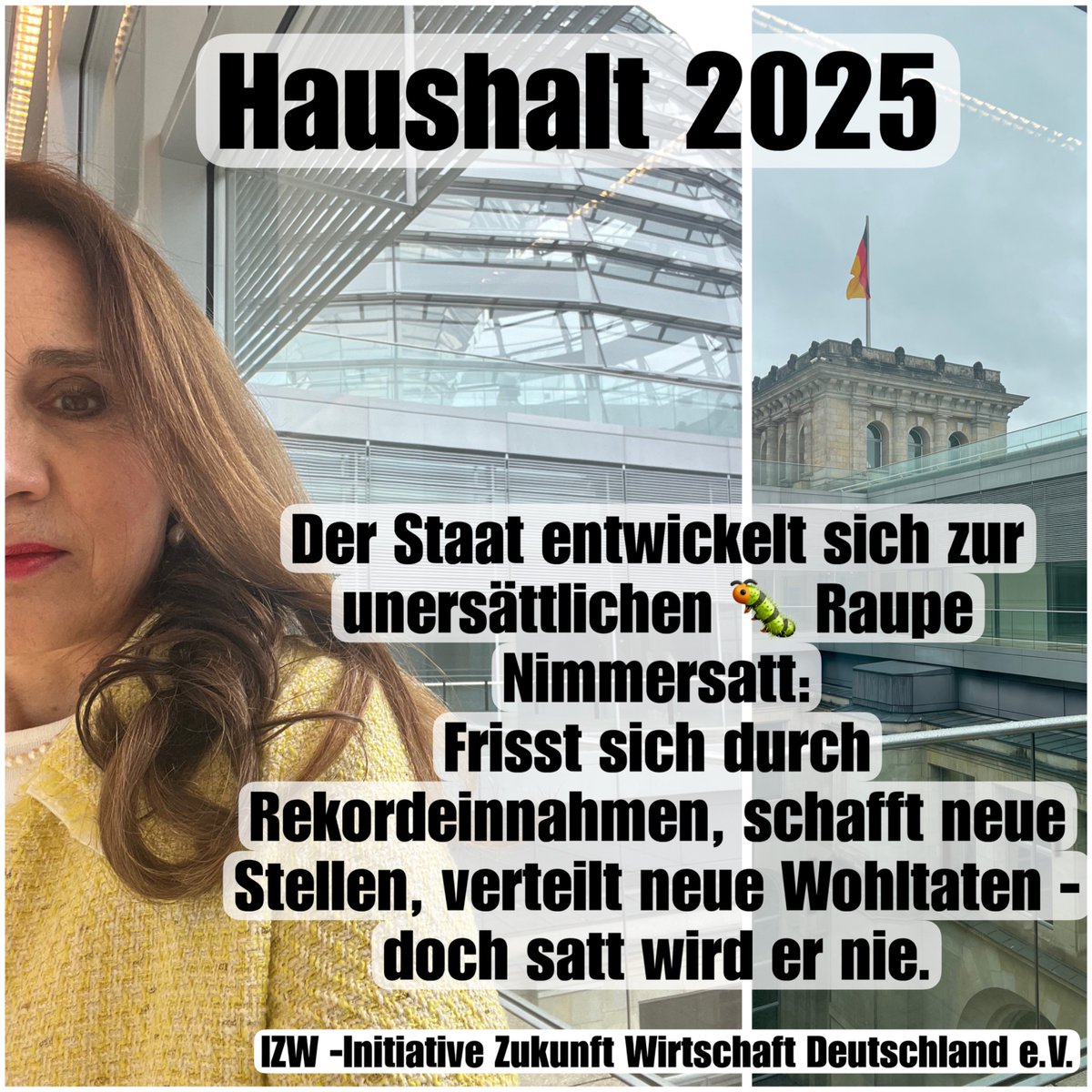 📌 Der #Haushalt 2025 zeigt, wie ernst es steht um unser Land.
Viel Geld. Kein Plan. Keine Wirkung.
Was die #Regierung als Erfolg verkauft, ist in Wahrheit ein #Verschuldungsprogramm ohne Zukunft auf dem Rücken der Steuerzahler und zukünftiger Generationen. 

🐛 Der Staat