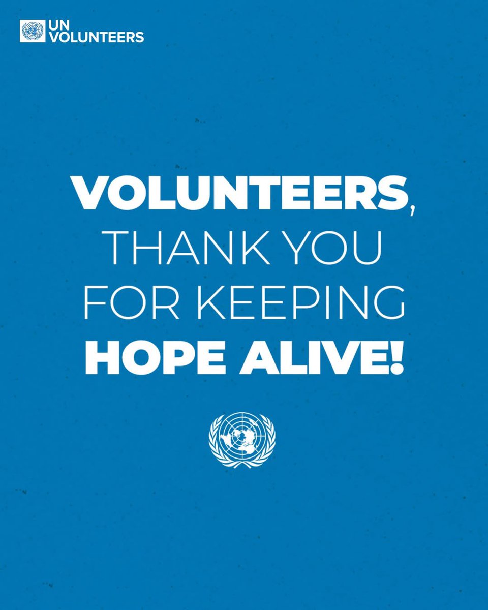 UNV Nepal (@unvnepal) on Twitter photo In every act of kindness, every hour given, and every step taken—volunteers are the heartbeat of hope. 
Thank you for standing up, showing up, and lighting the way forward.
You don’t just give time, you give the world a reason to believe again. 🌍✨
#UNVolunteers In every act of kindness, every hour given, and every step taken—volunteers are the heartbeat of hope. 
Thank you for standing up, showing up, and lighting the way forward.
You don’t just give time, you give the world a reason to believe again. 🌍✨
#UNVolunteers