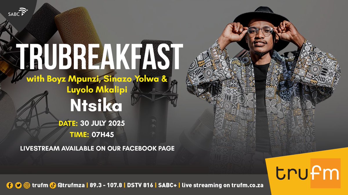 Ntsika is in the building! #truBreakfast