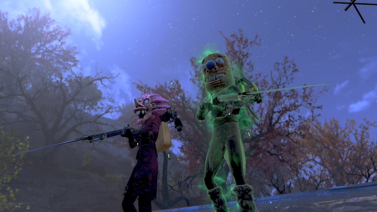 Shout out to <a href="/bilge_cat/">xXBilgeCatXx</a> for dropping these bad boys off to me tonight.
TALLY HOOOO! I may have used the bayonet on a sheepsquatch 🤣
#FALLOUT76