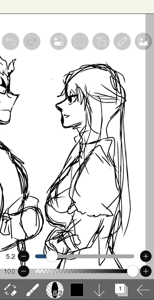 Se que solo es un boceto pero siento que sherry se ve tan linda que la tengo que compartir 🥺