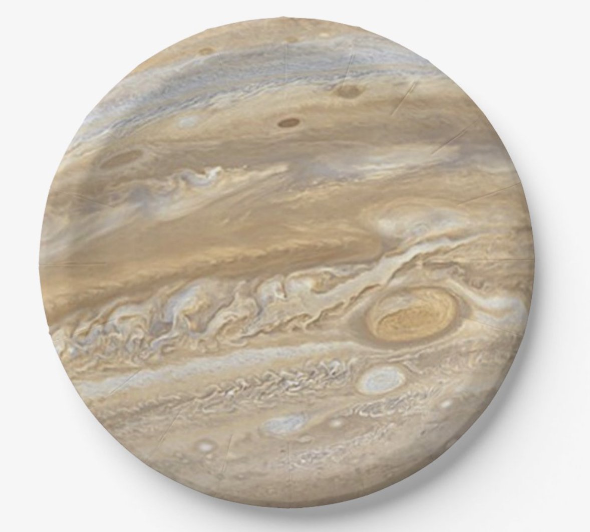 Telexplainer's tweet image. Planet Jupiter paper plates for your next party. Yes, they may be customized. zazzle.com/planet_jupiter… #paperplates #planetjupiter #astronomy #partysupplies