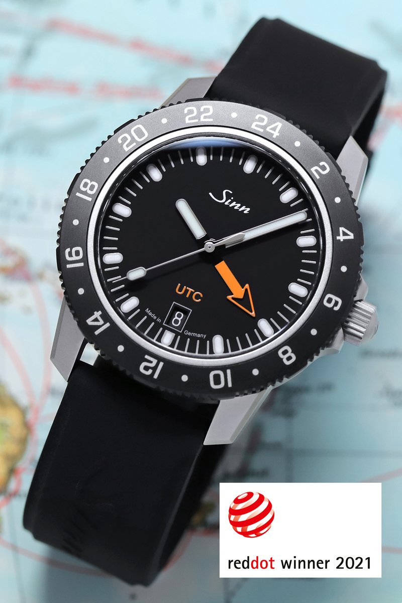 105 St Sa UTC – the sporty watch with second time zone on a 24-hour basis – winner of the “Red Dot Award: Product Design 2021”.

Discover the 105 St Sa UTC here:
 sinn.de/en/watches/ser…
