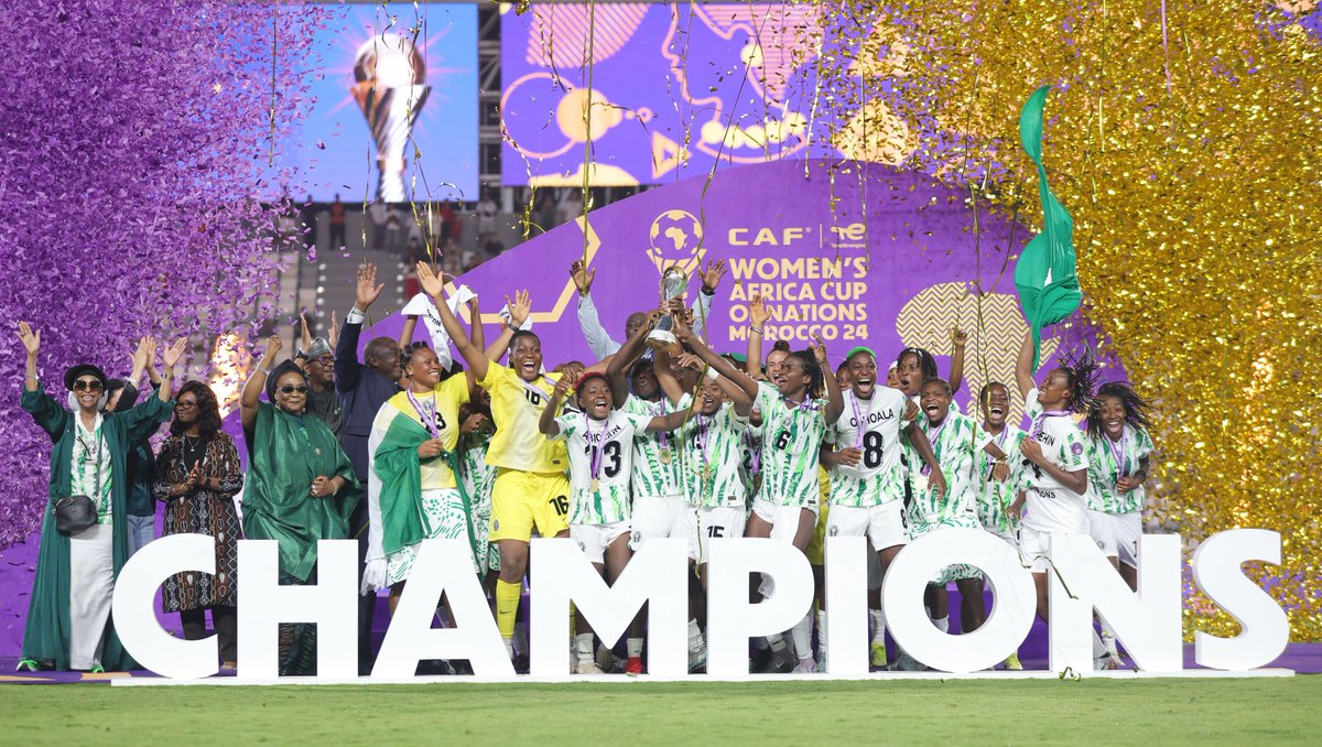 Congratulations to <a href="/NGSuper_Falcons/">NGSuper_Falcons</a>..
Support your girl child. If she’s passionate about sports—back her, cheer her, and believe in her.

👇👇
facebook.com/share/p/1Bru1L…