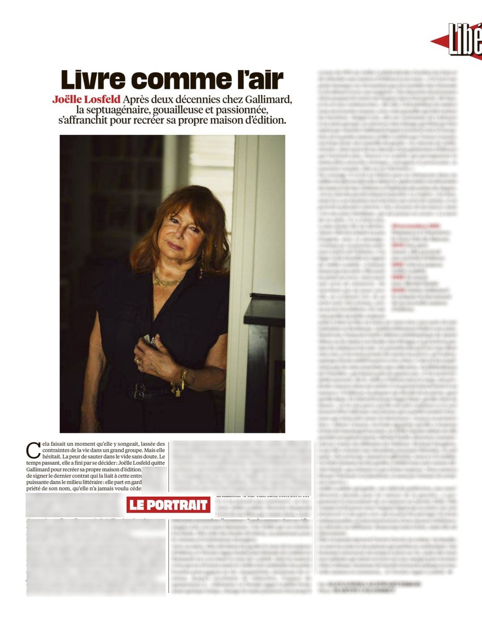 Le joli portrait bien documenté de <a href="/JoelleLosfeld/">losfeld joelle</a> dans le <a href="/libe/">Libération</a> du jour...! 🗞️👌😊