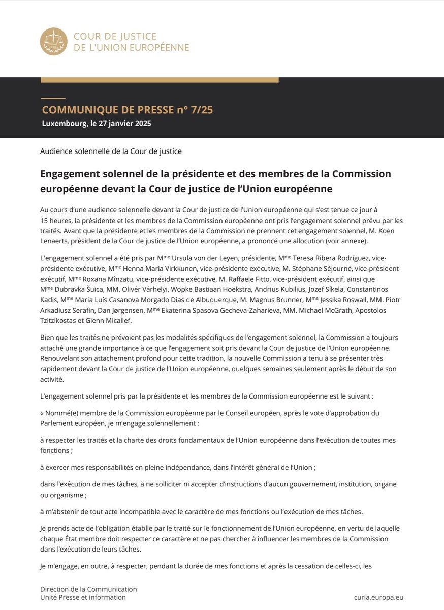 BaldanFrederic's tweet image. 🚨LE PARJURE DE LA PRÉSIDENTE DEVANT LA COURT DE JUSTICE DE L&apos;UE - ON LA VIRE DONC ? #smsgate #pfizergate #UrsulaGates