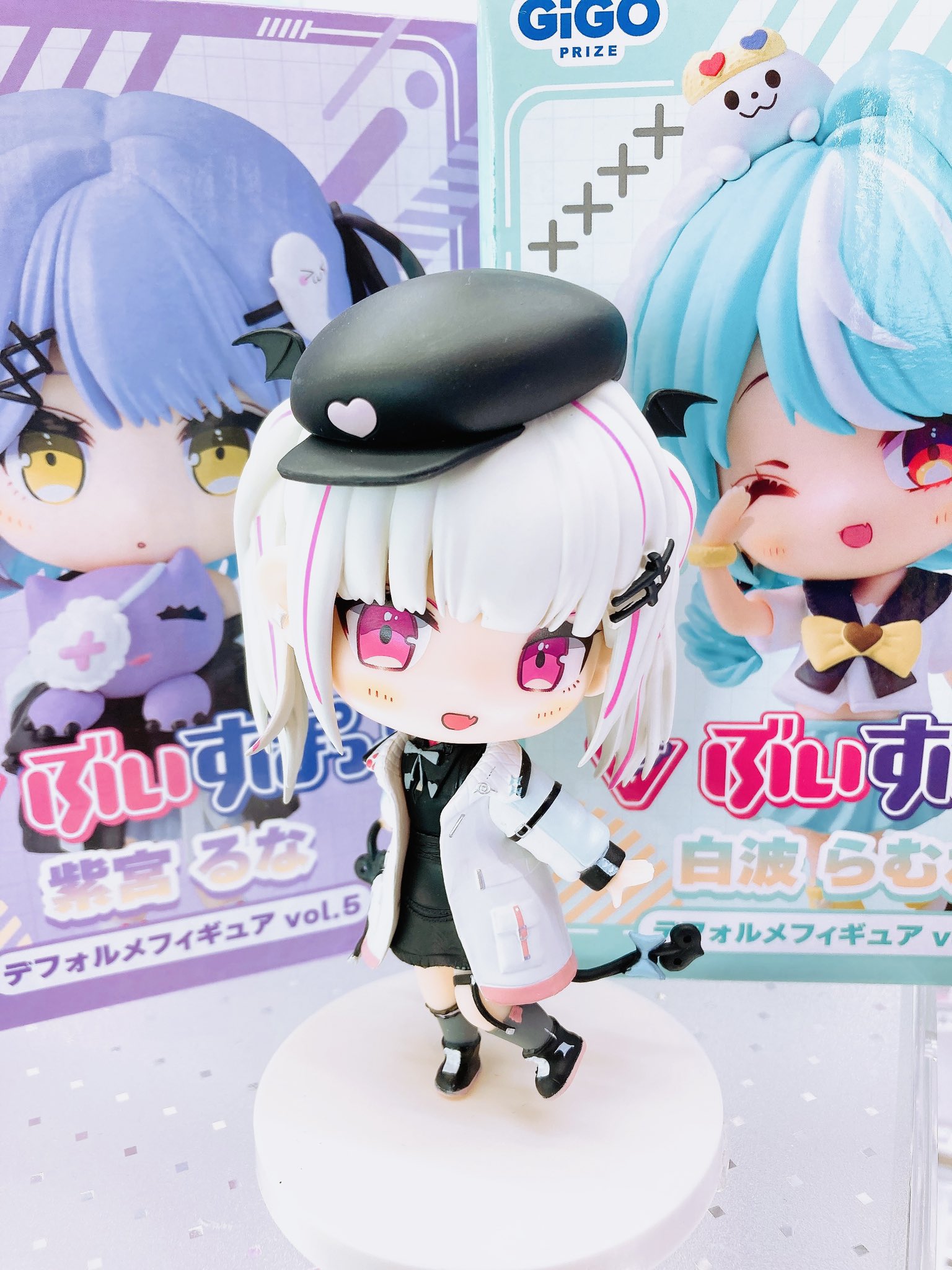 ぶいすぽっ！ デフォルメフィギュア GiGO限定空澄セナ 紫宮るな 白波らむね ぶいすぽっ！フィギュア gigo 限定 紫宮るな 空澄セナ 白波らむ