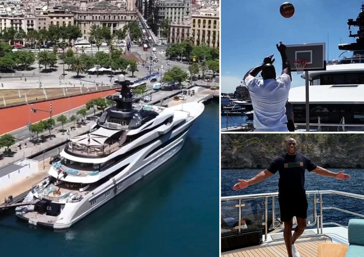 Luxurylaunches (@luxurylaunches) on Twitter photo Instead of diesel, ecoāconscious billionaire <a href="/MagicJohnson/">Earvin Magic Johnson</a> refueled his chartered 312āfoot superyacht with 80,000 liters of expensive cookingāoil fuel for guiltāfree cruising in the Mediterranean with his family. -
luxurylaunches.com/celebrities/ma⦠Instead of diesel, ecoāconscious billionaire <a href="/MagicJohnson/">Earvin Magic Johnson</a> refueled his chartered 312āfoot superyacht with 80,000 liters of expensive cookingāoil fuel for guiltāfree cruising in the Mediterranean with his family. -
luxurylaunches.com/celebrities/maā¦