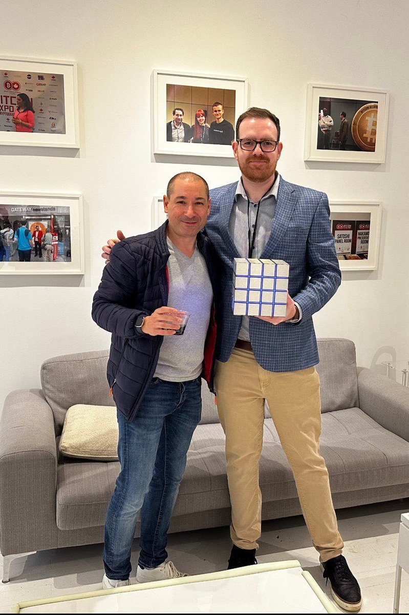 Happy 10th Anniversary, <a href="/ethereum/">Ethereum</a> ! 

Shoutout to the visionaries who launched this revolution:

<a href="/VitalikButerin/">vitalik.eth</a> <a href="/IOHK_Charles/">Charles Hoskinson</a> <a href="/diiorioanthony/">Anthony Di Iorio</a> <a href="/gavofyork/">Gavin Wood</a> <a href="/ethereumJoseph/">Joseph Lubin</a> <a href="/MihaiAlisie/">Mihai Alisie</a> Amir Chetrit, Stephan Tual, and <a href="/jeffehh/">Jeffrey Wilcke</a>.

Ten years ago, you took crypto beyond money—into code,