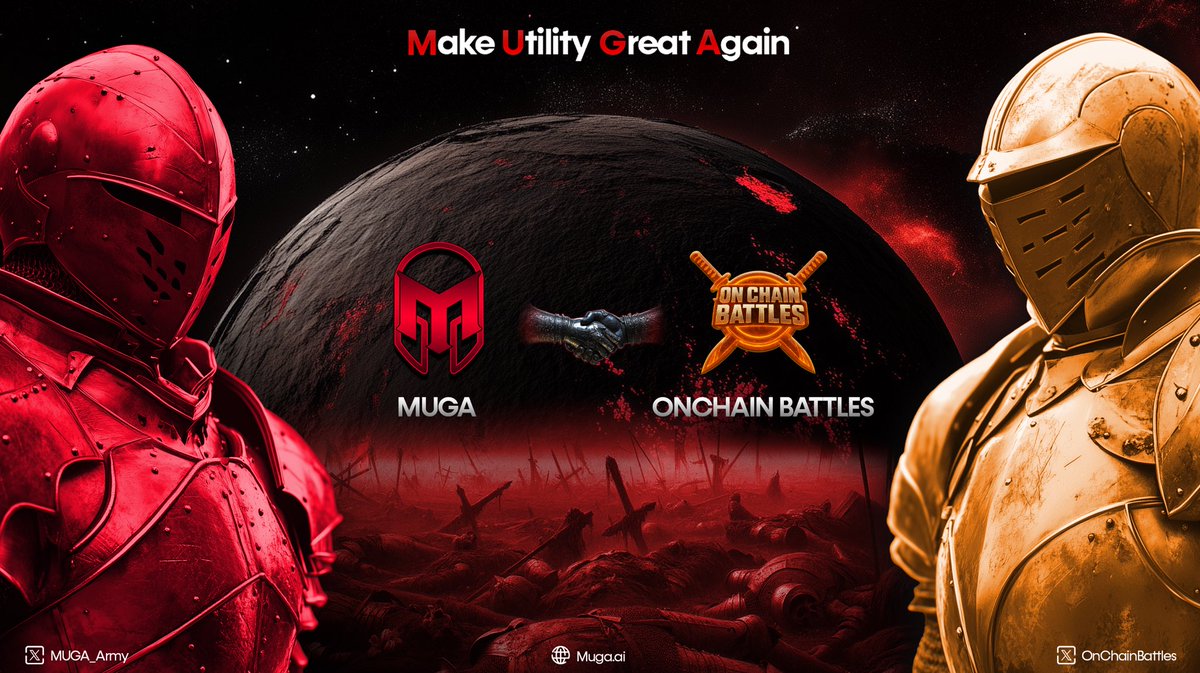 🔥 BREAKING: MUGA Army x OnChain Battles – A Partnership to Power the Future of Web3 Utility Trading! 🔥

We’re thrilled to announce an exciting new collaboration between <a href="/MUGA_Army/">MUGA</a> and <a href="/OnChainBattles/">OnChain Battles</a>—two forces driving innovation in Web3! ⚡️

🎮 What is OnChain Battles?

The
