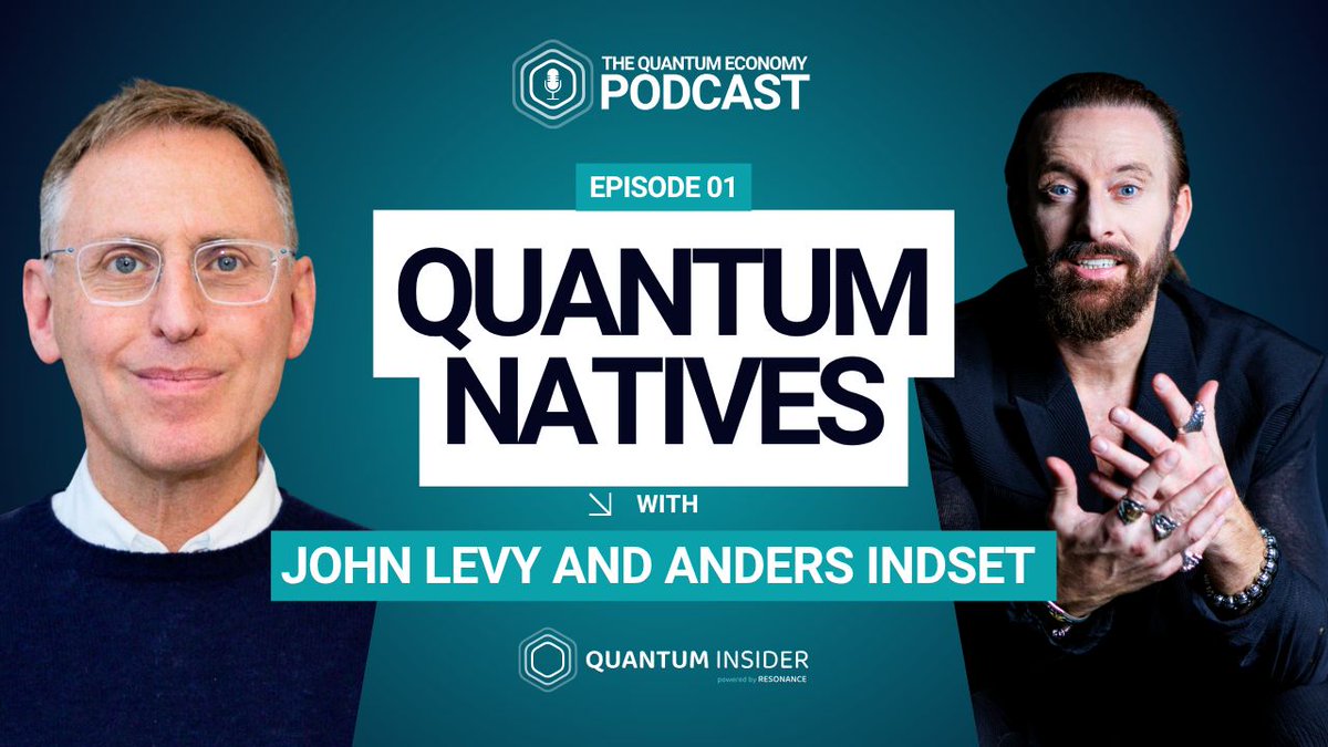 Episode 1 of THE QUANTUM ECONOMY PODCAST is now live. 👏

In our first episode “Quantum Natives”, we sit down with John Levy, CEO &amp; Co-Founder of SEEQC. 

Watch here: hubs.la/Q03z2H350