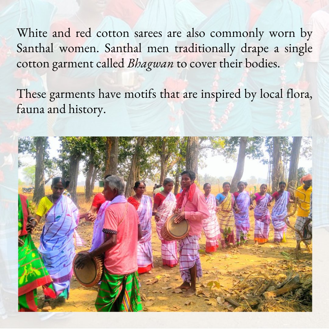 _IndianCulture's tweet photo. #Thread&Territorry: Panchi and Parhan
Discover more on https://t.co/rl1DjKTOUA
This week in #StateScape we are exploring the culture and history of Jharkhand.
#jharkhand #santhal #santhaltextile #panchi #parhan #bhagwan #jharkhandculture #jharkhandtourism #indianstates https://t.co/hHtekGMg9n