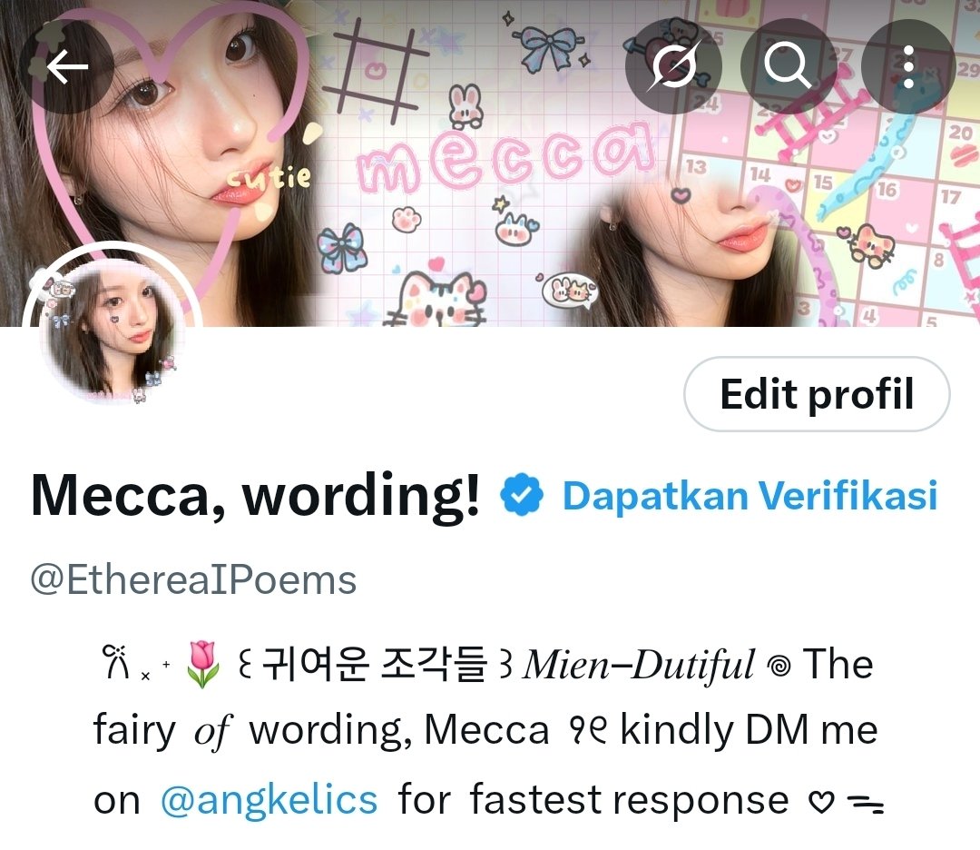 Mecca, wording ♡. tweet media