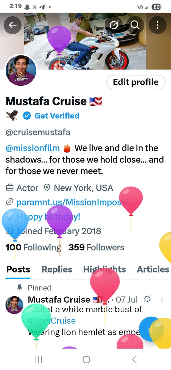 cruisemustafa's tweet photo. #MustafaCruise #29birthday https://t.co/I44wGdBLtG