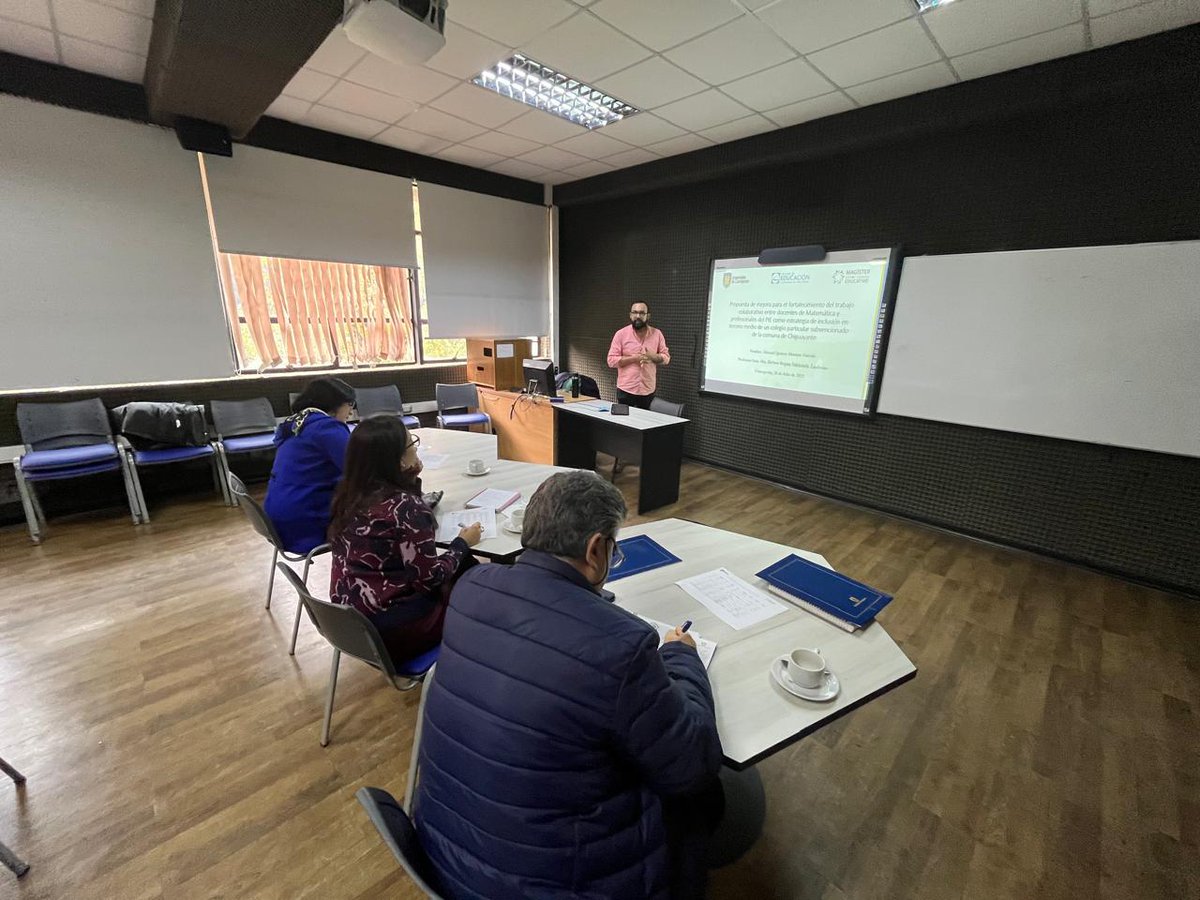 Mg. Gestión y Liderazgo Educativo UdeC tweet media