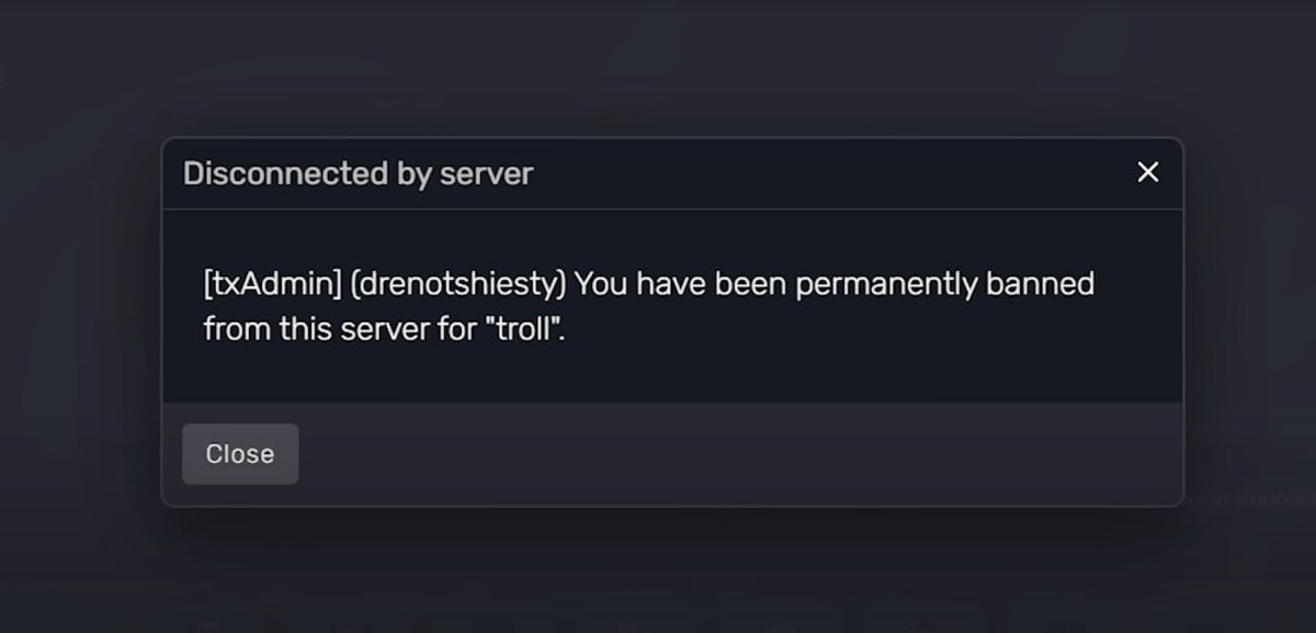 Whoops..

$Troll