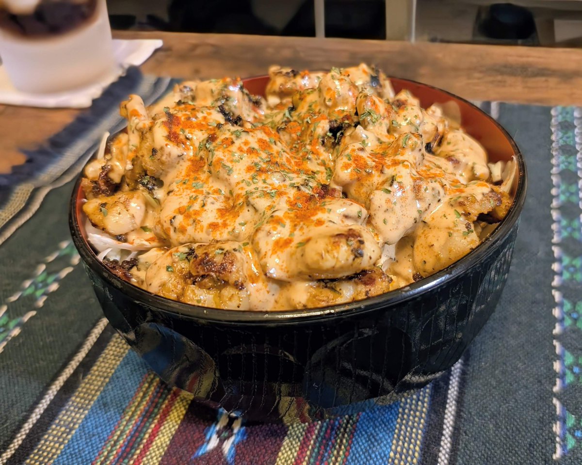 ビビディ・バビディ・ケバブーって唱えながら焼いたらこうなった丼
#もりぞきっちん
#りるさきっちん