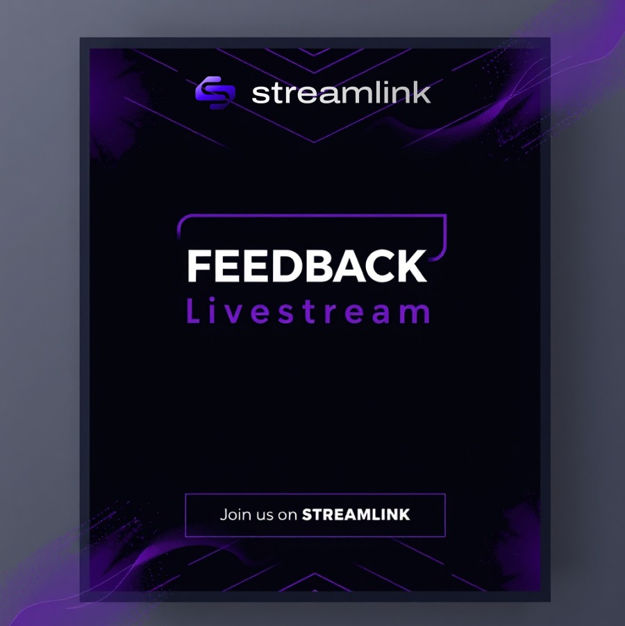 Hello, streamers!

Got ideas? Got feedback?

We are hosting a Feedback Livestream to hear from YOU — our users. 😌

🗓️Date: Saturday, 2nd August 

🕡Time: 6PM WAT

🔗 Stream link: thestreamlink.com/9qc-t1p-gde

See you there! 😎