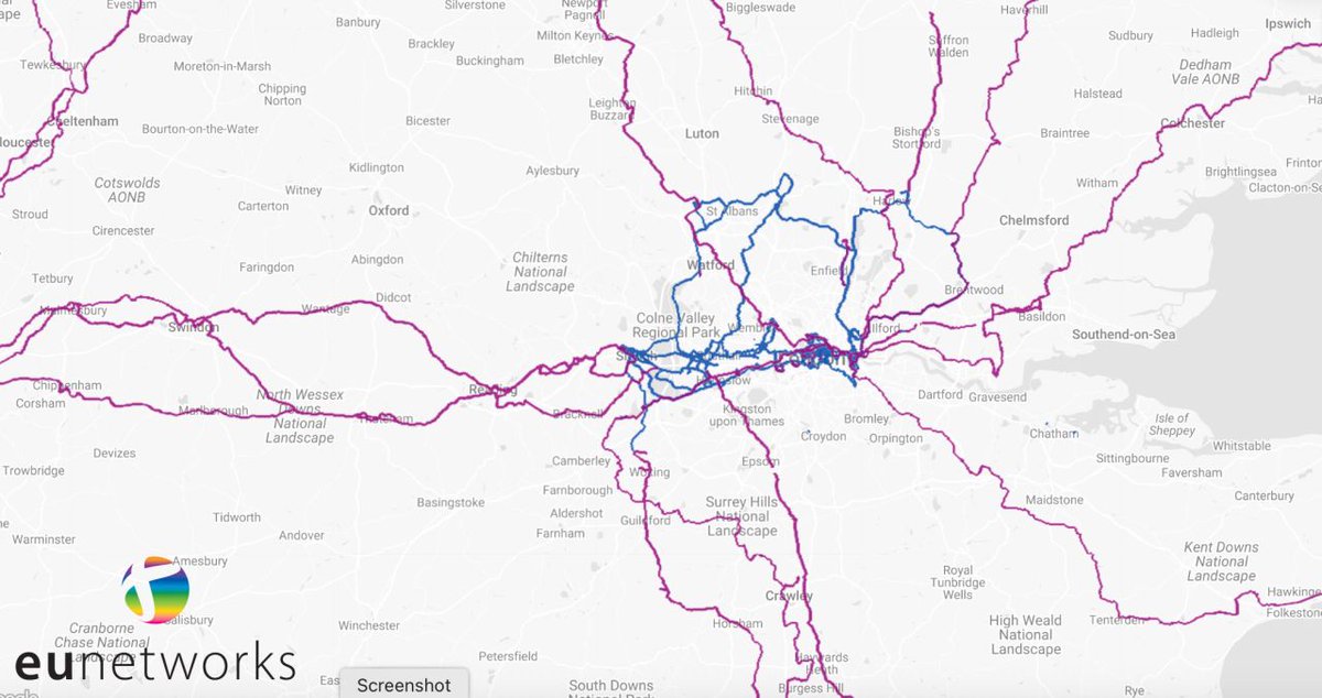 Discover our #network in London.Our metro network is highly developed with significant long haul connectivity, dense fibre coverage across the city &amp; surrounding data centre hubs. Find out more about our connectivity options with connections to Europe.eun.io/3oJIRfR