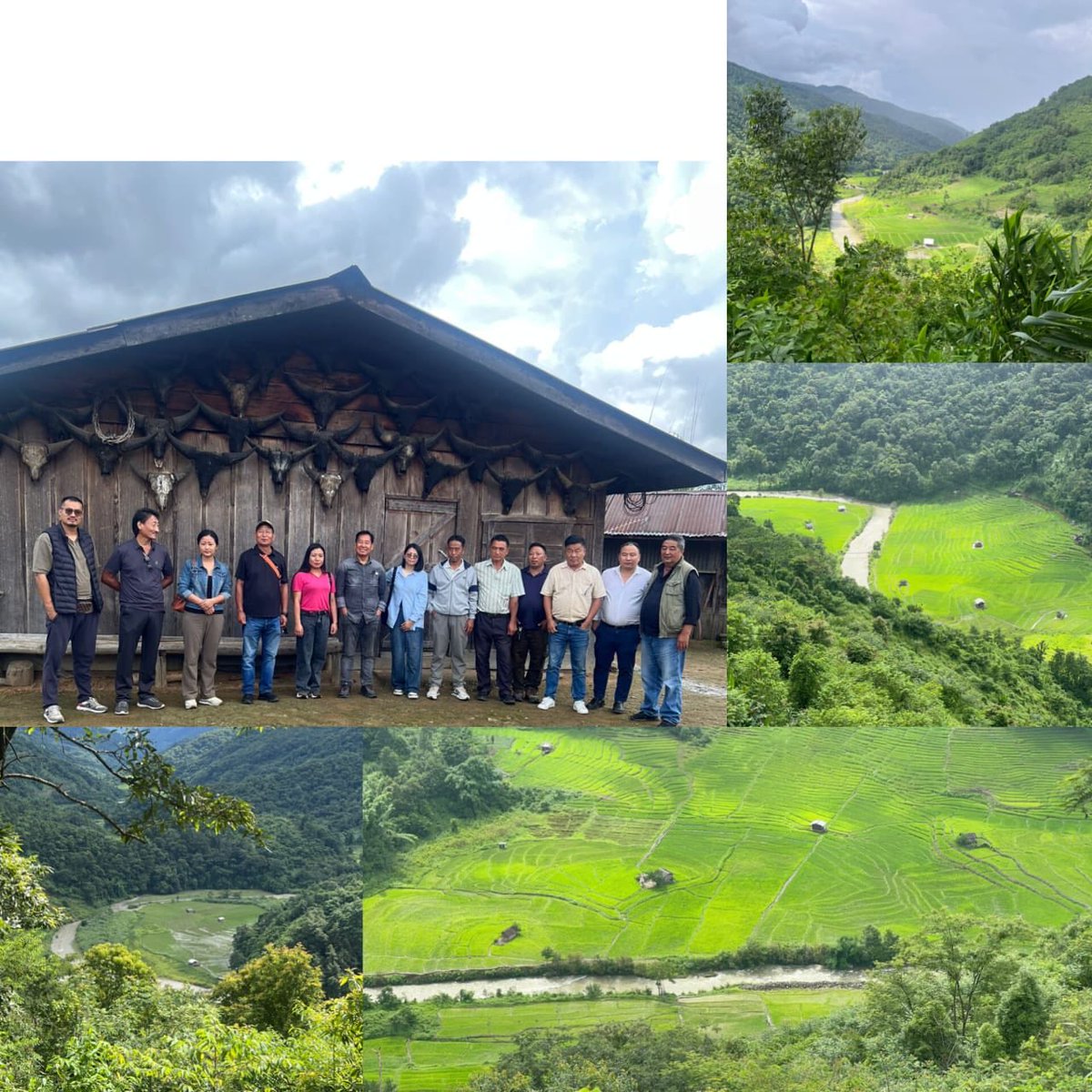The Tizu flows with abundance - water, life and the tastiest fish. The valley called the 'Rice bowl of the Sumi's'. Thank you Lord for your blessings.
On the way to Zunheboto via Phuleshetomi and Satami with Zbto. Region NDPP.