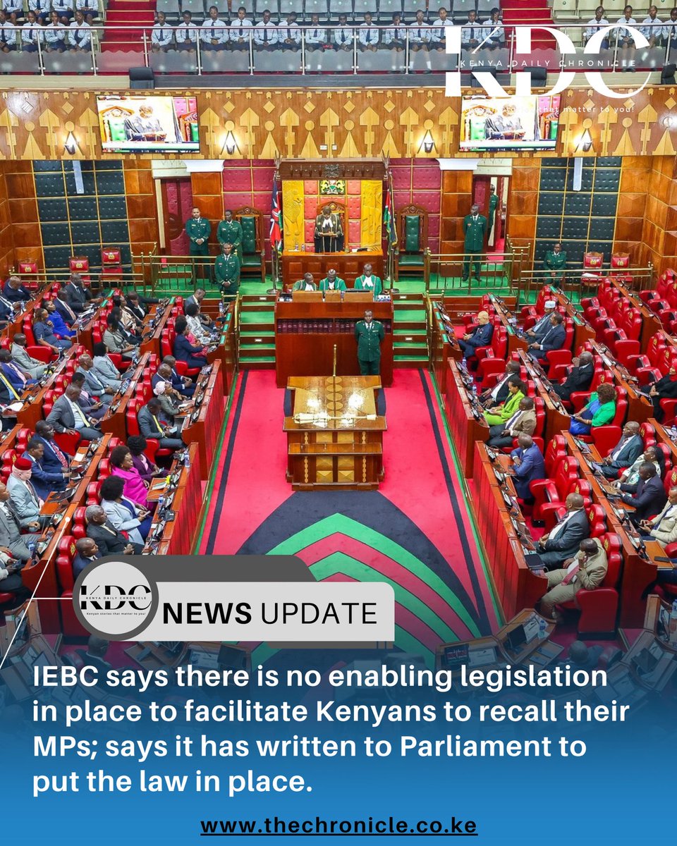 IEBC: You can recall your MCA but we have no legal framework on recalling MPs.