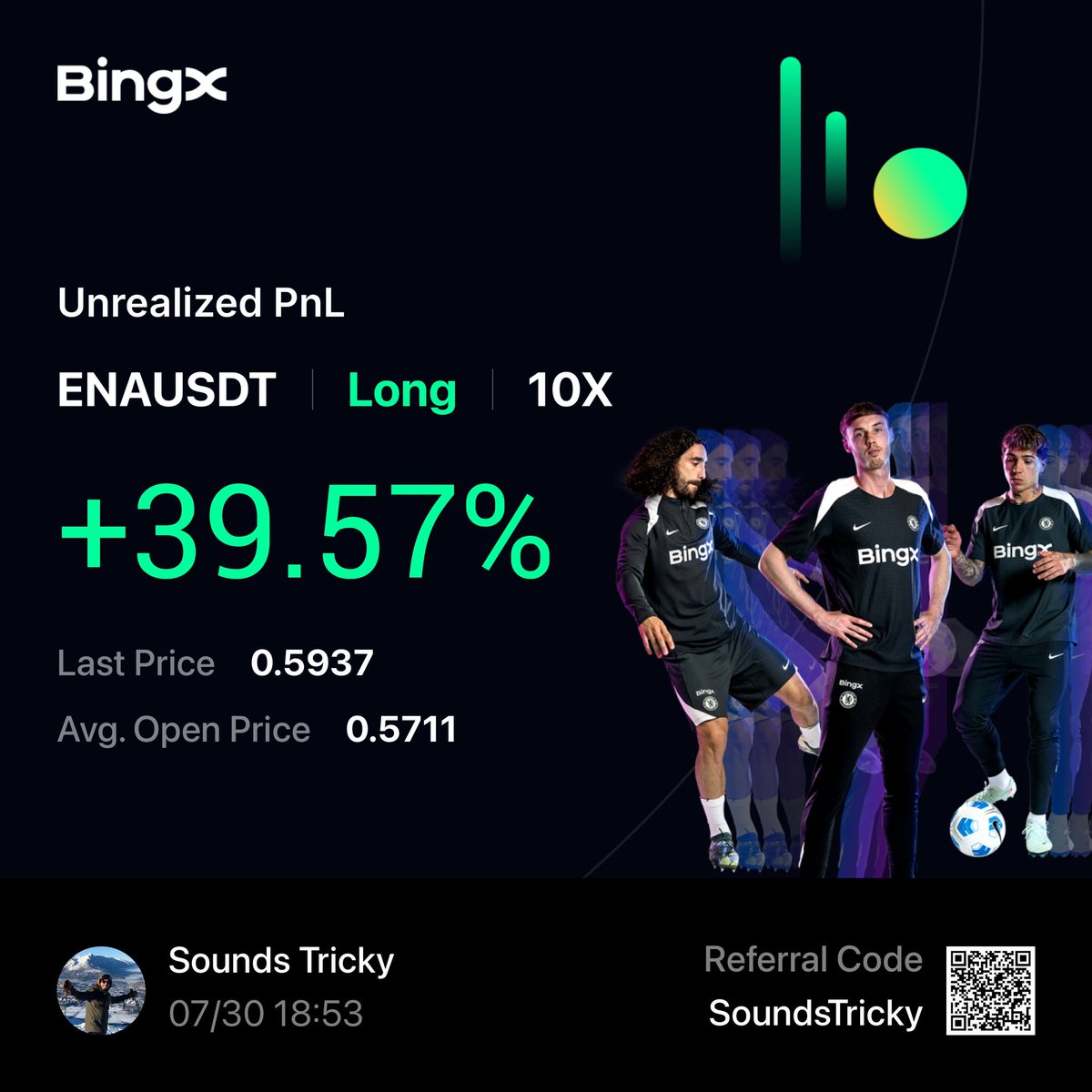 $ena - just a friendly game of ping pong in the market 🤝