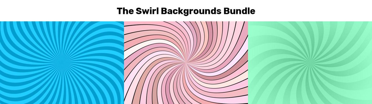 DavidZydd's tweet image. The Swirl Backgrounds Bundle creativefabrica.com/product/the-sw… 20 abstract vector spiral, swirl backgrounds. Get these vectors now for only $4! #DavidZydd #background #vector #BackgroundDesign #geometric